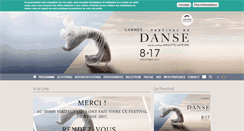 Desktop Screenshot of festivaldedanse-cannes.com